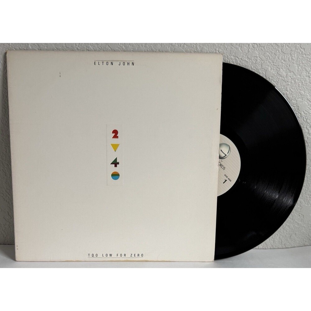 Elton John - Too Low for Zero - 1983 Geffen GHS 4006 Vinyl LP
